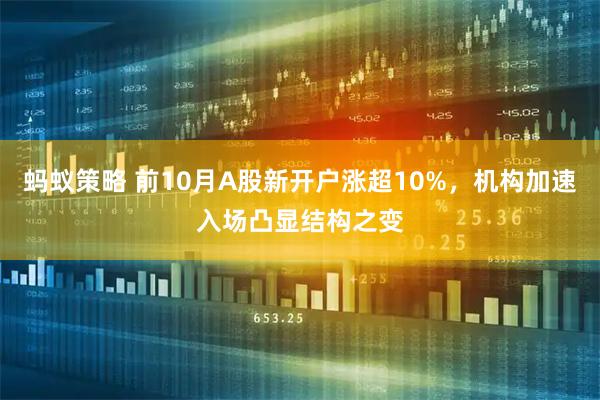 蚂蚁策略 前10月A股新开户涨超10%，机构加速入场凸显结构之变