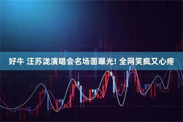 好牛 汪苏泷演唱会名场面曝光! 全网笑疯又心疼